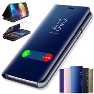 Smart Mirror Flip Phone Case Cover Casing On For Huawei P20 P30 Pro P30 Lite Nova 3E 4E Mate 20 Pro Back Cover Cases