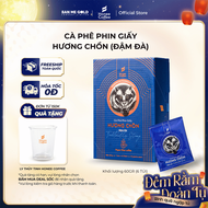 [TẶNG LY THỦY TINH] Cà Phê Hương Chồn (Đậm Đà) Phin Giấy Hộp 60gr (6 Túi) Không Đường Sữa - Cafe Chồ