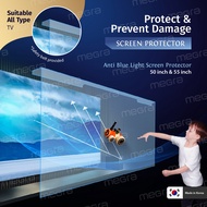 【ins】[Shop Malaysia] TV Cover Anti-blue Light Acrylic Hanger Screen Protector TV 55 Inch / TV 50 Inc