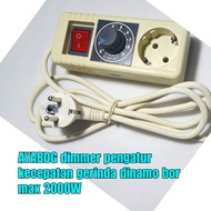 dimmer 2000w pengatur kecepatan dinamo mesin bor gerinda speed control dimmer 2000 watt dimmer 2000w