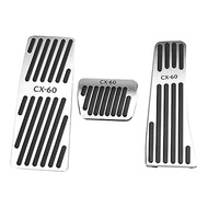 Suitable for 22 Mazda CX60 Accelerator Pedals Anti-slip Brake Pedals Modified CX-60 Interior Accesso
