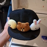 Swap Line cap black bunny ducky