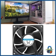 MOOMMY Compact 80mm Cooling Fan Low Noise  Airflow Construction for PC CPU Server Cabinet