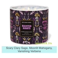 HAUNTED NIGHTS Bath & Body Works 3-Wick Scented Candle