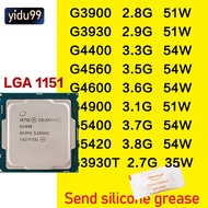 Intel Celeron g3900 g3930 g4400 G4560 g4600 g4900 G5400 g5420 g3930t LGA 1151 dual-core display set 