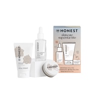 Honest Beauty Superstar Skincare Trio | Mini Hydrogel Cream + Gentle Gel Cleanser, Full Size Stay Hy