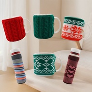 Quick Shipping Loss Cup Sleeve Knitted Cup Sleeve Cartoon Thermos Cup Universal Protective Sleeve Fa