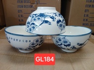 combo 10 hoặc 5 cái chén sứ ăn cơm 11.5cm hoa văn GL184
