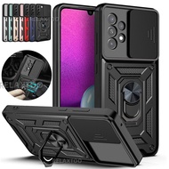 Slide Back Camera Lens Privacy Protector Case For Samsung Galaxy A13 A33 A73 A03 s A02s A03s A53 5G 