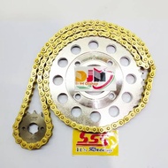 GEAR SET SSS SUZUKI SATRIA FU OLD, SATRIA FU NEW ORIGINAL 428H 415H ORIGINAL BEST QUALITY