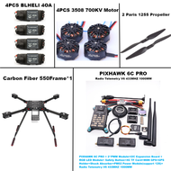 FPV 550 Hexa Frame PIXHAWK 6C PRO M8N M9N M10 Control Carbon Ardupilot Radio Telemetry Quadcopter 40