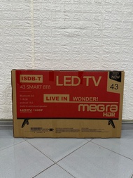 MegraHDR 43 inches Slim Full HD Smart Bluetooth TV