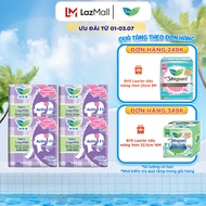 Combo 4 Băng vệ sinh hàng ngày Laurier Active Fit siêu thấm có hương 20 miếng