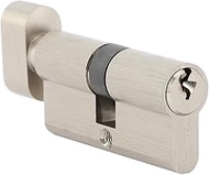Jeriup Locks - 65mm Euro Profile Lock Cylinder with 3 Yale Keys, Single Open Copper Lock Cylinder, Anti-Rust Corrosion Resistant Anti-Theft Wooden Door Lock Cylinder