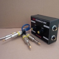 MODUL ANTI FEEDBACK MICROPHONE KABEL DAN WIRELESS //ALAT ANTI DENGUNG NOICE MIC 2IN2 SATU SET