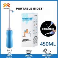 Travel 450ML Portable Bidet Spray Personal Hygiene Handheld Bidet Spray Bottle Washing Pregnant Woman Travel Toilet