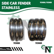 Motorcycle Tricycle Side Wheel Fenderr Stainless - Pure Stainless Side Car Fender (TAPALODO)