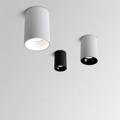 Dimmable Surface Mounted LED Ceiling Lamp COB Downlight 7W12W18W AC110V 220V Spot Light Living Room 