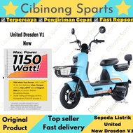 Sepeda Listrik Motor Listrik United Dresden New V1 New Model Elegan Premium