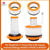 Vacuum Cleaner Filter Replacement for  X-Force Flex 9.60 Aqua/Animal/Allergy RH20C0 RH20C2 RH2037 Ac
