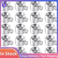 20pcs Crimp Beads for Jewelry Making, Silver Spacer Beads Metal Bead Plug Crimp Pendant for Bracelet