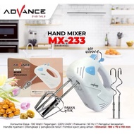HAND MIXER ADVANCE MX-233 hand mixer advance cake beater egg mixer cake dough mixer