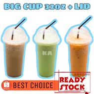 CUP PLASTIC BOBA 32oz / BIG CUP 32oz + LID 50pcs