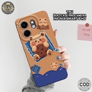 HP Latest Infinix Smart 9 HD Softcase - Fashion Case Bear - Infinix Smart 9 HD Case - Pro Camera Sil