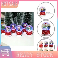 FAC Display Christmas Snow Globe Christmas Glass Snow Globe Ornament Multi-purpose Home Decoration