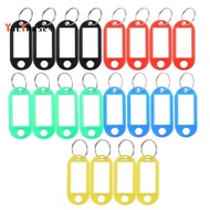 20 x plastic key tag identification label