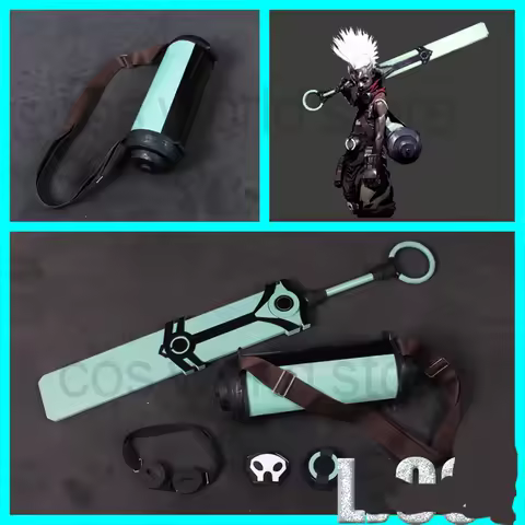 LOL Ekko Cosplay Sword Weapon Props the Boy Who Shattered Time Costume Halloween Party League of Leg