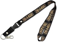 2B1 ASK1 Black & Gold Masonic Lanyard - 20 1/2" Long