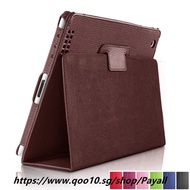 For Apple ipad 2 3 4 Case Auto Flip Litchi PU Leather Cover For New ipad 2 ipad 4 Smart Stand Holder