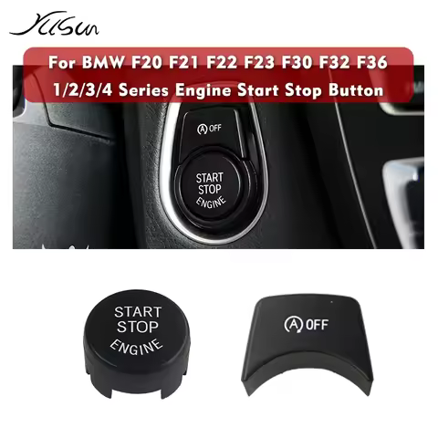 For BMW 1/2/3/4 Chassis F20 F21 F22 F23 F30 F32 F36 One Key Start Button Ignition Switch Start Stop