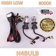 Premium HID Xenon Headlight Bulb H4 HI/LO [1 Pair]