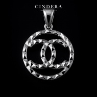 จี้ทองคำแท้ 18K รุ่น CC ตัวเรือนทอง 18K ITALY 750  มีใบรับประกันสินค้า