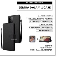 New! Case OPPO RENO8 RENO 8 4G Flip Leather Casing HP Leather Case Close Open.........