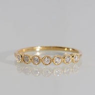 18K金鑽石小米戒指 Diamond Millet Ring