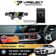 X5 G05 X6 G06 X7 G07 2019-2022 Car Mobile Phone Holder Air Vent Bracket Gadget V Project Car Accesso
