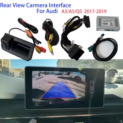 For Audi Q2/A5/Q5 reverse camera interface Q2 2018-2025/A5/Q5 2017-2019 rear view adapter decoder
