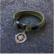 Green Army Paracord Bracelet