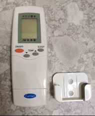 Carrier 開利 原裝 RFL-0601EL REMOTE CONTROL  冷氣 搖控器 連掛牆架