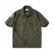Non Stock | เสื้อเชิ้ตแขนสั้น OG-107 ปักลาย