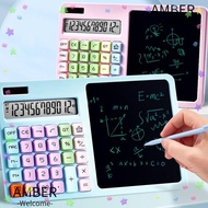 AMBER  Calculator, Large LCD Display 12-Digit Scientific Calculator, Dual Power Supply With LCD Writ