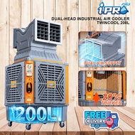 IPRO Air Cooler Dual Head Design 200L Max 38000 m3/hour Air Flow 40-60 Feet Industrial Air Cooler - 