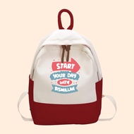 Islamic Children's Bag Start Your Day With Bismillah Kindergarten Elementary School Children's Bag C