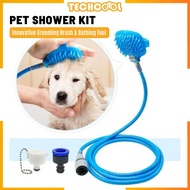 Pet Accessories Pet Bathing Tool Palm-Sized Dog Scrubber Sprayer Silicone Hand Massage Glove Dog Wat