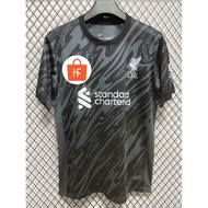 [High Quality] 24-25 Liverpool Goalkeeper Black Gray Football Jersey Top Ready Stock S-2XL