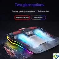 【Best Price CIDOO RGB Low-nosie Gaming Laptop Cooler Notebook Stand 3000 RPM Powerful Air Flow Cooling Pad For 12-17 Inch Laptop low-noise Strong wind power
