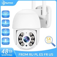 ZRHUNTER PTZ IP Camera 4MP Outdoor WIFI Security Camera 2MP 5X Digital Human Detection Night Vision Video Surveillance Cameras